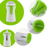 Portable Spiralizer Vegetable Slicer Handheld Spiralizer Peeler.