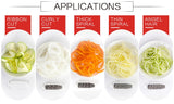 Vegetable Spiralizer Vegetable Slicer with 5 Blades.