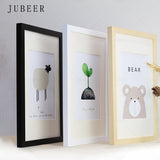 Simple Wooden Frame A4 A3 Black White Color