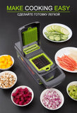 Vegetable Chopper Hand Spiralizer,Potato Spiral Cutter Garlic Onion Dicer Fruit Peeler,Veggie Slicer.