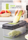 Vegetable Chopper Hand Spiralizer,Potato Spiral Cutter Garlic Onion Dicer Fruit Peeler,Veggie Slicer.