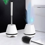 Toilet Brush Silicone Head Cleaning Brush