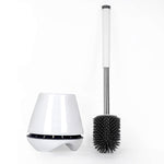 Toilet Brush Silicone Head Cleaning Brush