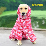 Rain Jumpsuit For Big Medium Small Dogs