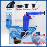 Toilet Plunger, High Pressure Air Drain Blaster Cleaner High Efficient.