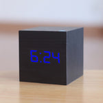 New Qualified Digital Wooden LED, Alarm Clock Wood Retro.