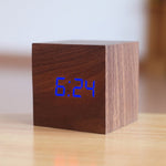 New Qualified Digital Wooden LED, Alarm Clock Wood Retro.