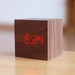 New Qualified Digital Wooden LED, Alarm Clock Wood Retro.