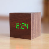 New Qualified Digital Wooden LED, Alarm Clock Wood Retro.