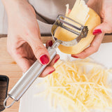 Stainless Steel Potato Cucumber Carrot Grater Vegetables Cutter Fruit Peeler Double Planing Grater Tools Durable Kitchen Gadgets