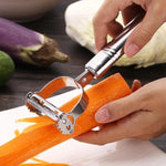 Stainless Steel Potato Cucumber Carrot Grater Vegetables Cutter Fruit Peeler Double Planing Grater Tools Durable Kitchen Gadgets