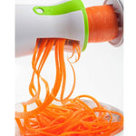 Portable Spiralizer Vegetable Slicer Handheld Spiralizer Peeler.