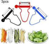 Portable Spiralizer Vegetable Slicer Handheld Spiralizer Peeler.