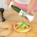 Portable Spiralizer Vegetable Slicer Handheld Spiralizer Peeler.