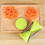 Portable Spiralizer Vegetable Slicer Handheld Spiralizer Peeler.