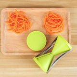 Portable Spiralizer Vegetable Slicer Handheld Spiralizer Peeler.