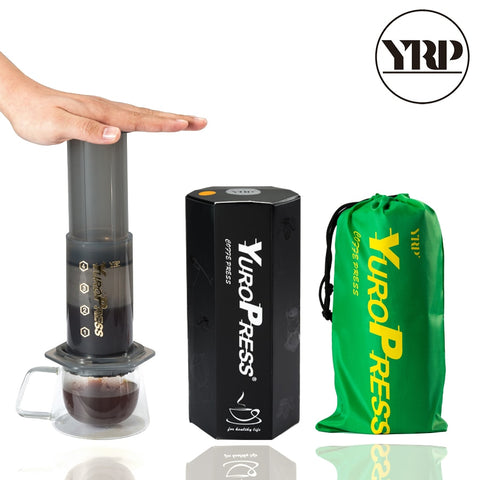 YRP YuroPress Portable Coffee Maker, Espresso French.