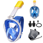 Underwater Scuba Anti Fog Full Face Diving Mask Snorkeling Set Respiratory masks Safe and waterproof Swimming Equipment
