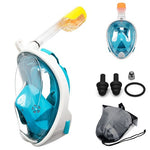 Underwater Scuba Anti Fog Full Face Diving Mask Snorkeling Set Respiratory masks Safe and waterproof Swimming Equipment
