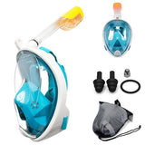 Underwater Scuba Anti Fog Full Face Diving Mask Snorkeling Set Respiratory masks Safe and waterproof Swimming Equipment