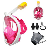 Underwater Scuba Anti Fog Full Face Diving Mask Snorkeling Set Respiratory masks Safe and waterproof Swimming Equipment