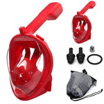 Underwater Scuba Anti Fog Full Face Diving Mask Snorkeling Set Respiratory masks Safe and waterproof Swimming Equipment