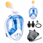 Underwater Scuba Anti Fog Full Face Diving Mask Snorkeling Set Respiratory masks Safe and waterproof Swimming Equipment