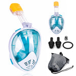 Underwater Scuba Anti Fog Full Face Diving Mask Snorkeling Set Respiratory masks Safe and waterproof Swimming Equipment