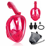 Underwater Scuba Anti Fog Full Face Diving Mask Snorkeling Set Respiratory masks Safe and waterproof Swimming Equipment