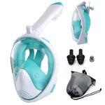 Underwater Scuba Anti Fog Full Face Diving Mask Snorkeling Set Respiratory masks Safe and waterproof Swimming Equipment