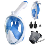 Underwater Scuba Anti Fog Full Face Diving Mask Snorkeling Set Respiratory masks Safe and waterproof Swimming Equipment