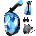 Underwater Scuba Anti Fog Full Face Diving Mask Snorkeling Set Respiratory masks Safe and waterproof Swimming Equipment