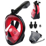 Underwater Scuba Anti Fog Full Face Diving Mask Snorkeling Set Respiratory masks Safe and waterproof Swimming Equipment
